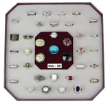 VK-003-SIZE6 - Assorted Brass Ring with Assorted in Assorted - Alamode - Flyclothing LLC