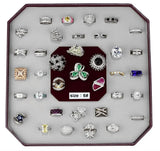 VK-004-SIZE6 - Assorted Brass Ring with Assorted in Assorted - Alamode - Flyclothing LLC