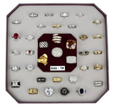 VK-004-SIZE7 - Assorted Brass Ring with Assorted in Assorted - Alamode - Flyclothing LLC