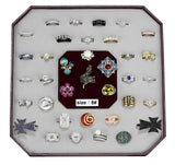 VK-004-SIZE8 - Assorted Brass Ring with Assorted in Assorted - Alamode - Flyclothing LLC
