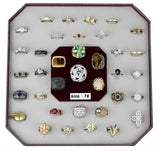 VK-007-SIZE7 - Assorted Brass Ring with Assorted in Assorted - Alamode - Flyclothing LLC