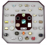 VK-010-SIZE8 - Assorted Brass Ring with Assorted in Assorted - Alamode - Flyclothing LLC