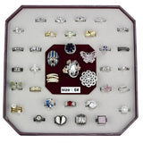 VK-012-SIZE6 - Assorted Brass Ring with Assorted in Assorted - Alamode - Flyclothing LLC