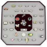 VK-012-SIZE7 - Assorted Brass Ring with Assorted in Assorted - Alamode - Flyclothing LLC