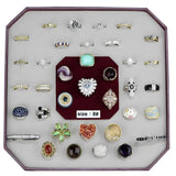 VK-012-SIZE8 - Assorted Brass Ring with Assorted in Assorted - Alamode - Flyclothing LLC
