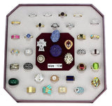 VK-016-SIZE8 - Assorted Brass Ring with Assorted in Assorted - Alamode - Flyclothing LLC