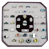 VK-019-SIZE7 - Assorted Brass Ring with Assorted in Assorted - Alamode - Flyclothing LLC