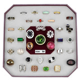 VK-019-SIZE8 - Assorted Brass Ring with Assorted in Assorted - Alamode - Flyclothing LLC