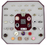 VK-022-SIZE8 - Assorted Brass Ring with Assorted in Assorted - Alamode - Flyclothing LLC