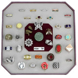 VK-027-SIZE8 - Assorted Brass Ring with Assorted in Assorted - Alamode - Flyclothing LLC