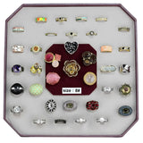 VK-031-SIZE8 - Assorted Brass Ring with Assorted in Assorted - Alamode - Flyclothing LLC