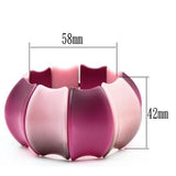VL038 -  Resin Bracelet with Synthetic Synthetic Stone in Multi Color - Alamode