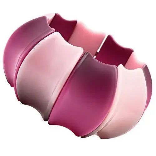 VL038 - Resin Bracelet with Synthetic Synthetic Stone in Multi Color - Alamode - Flyclothing LLC