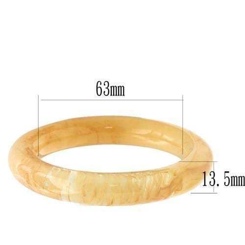 VL048 - Resin Bangle with No Stone - Alamode - Flyclothing LLC