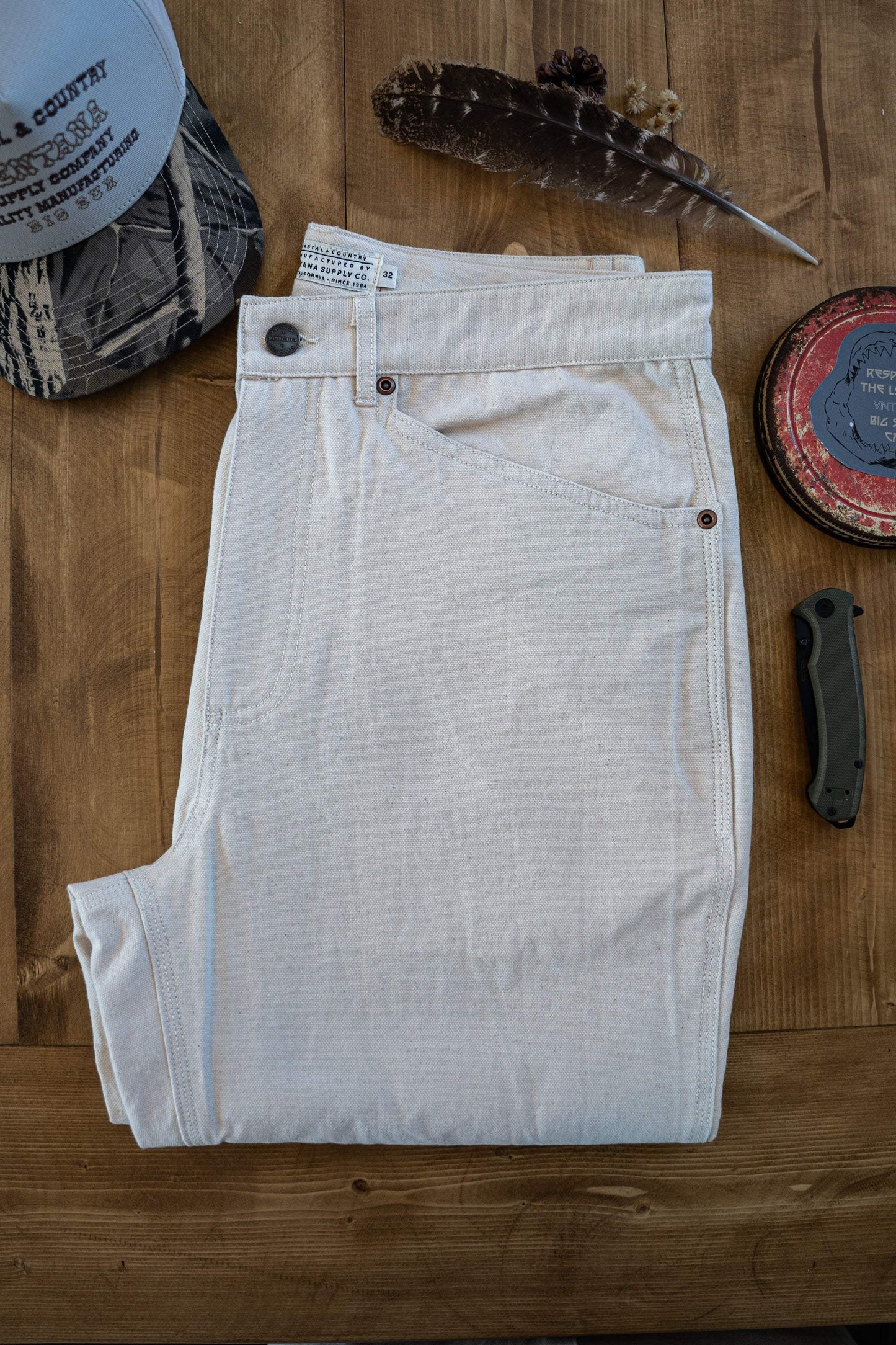 Tradesman Pant in Ivory