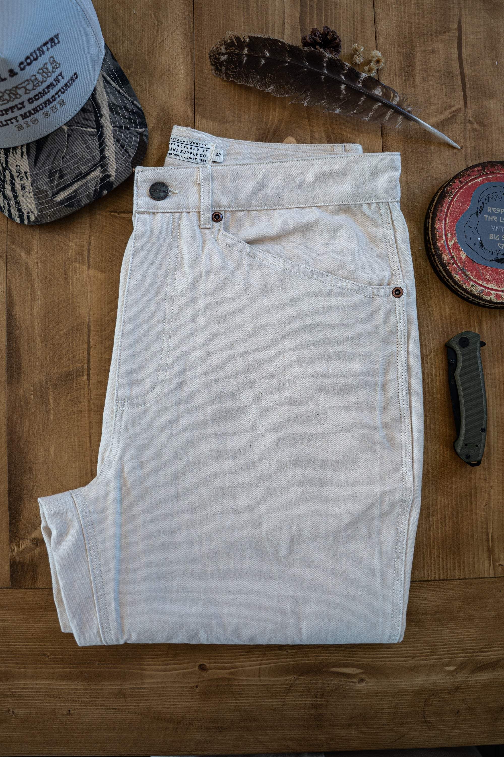 Tradesman Pant in Ivory