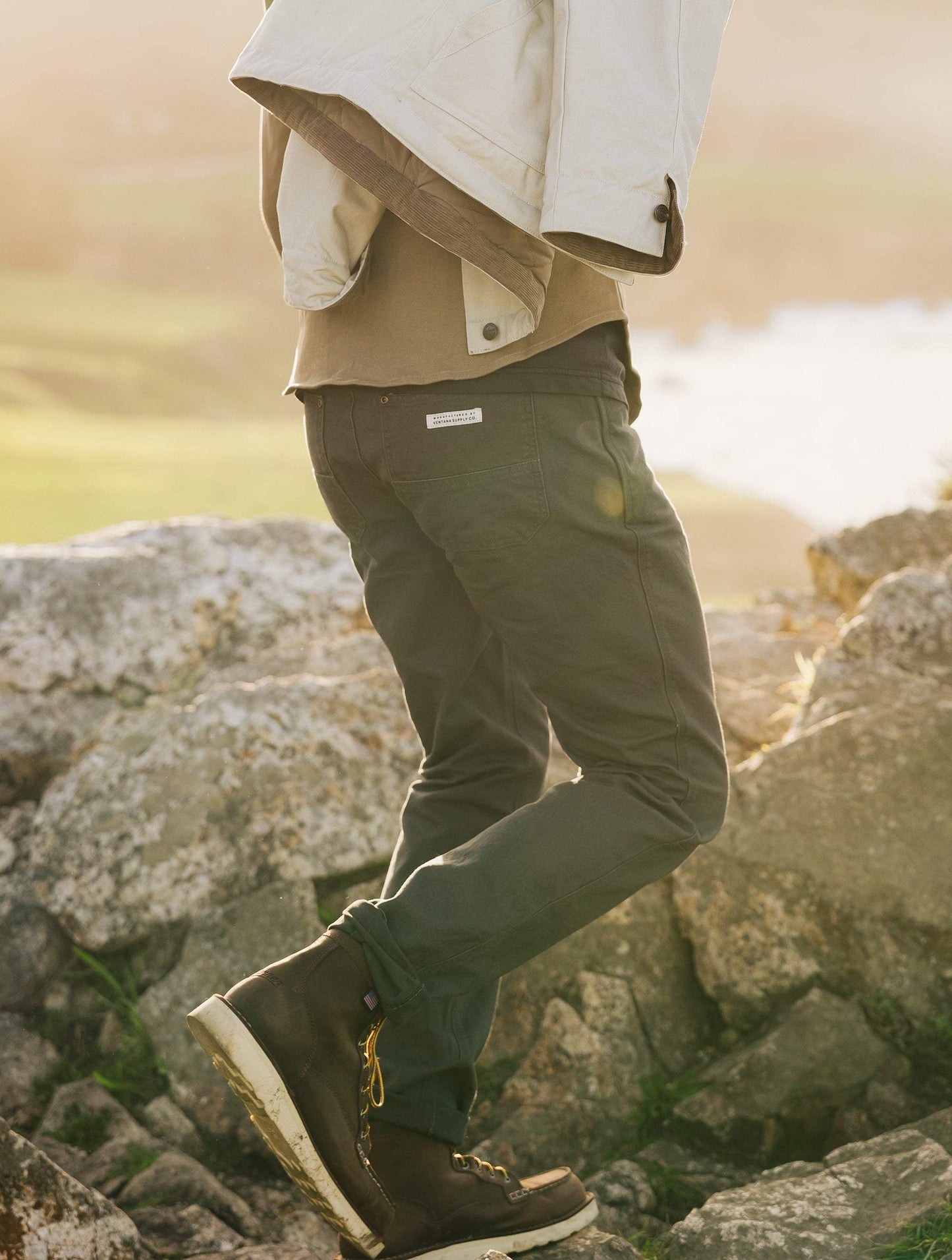 Tradesman Pant in Salt-Washed Coal