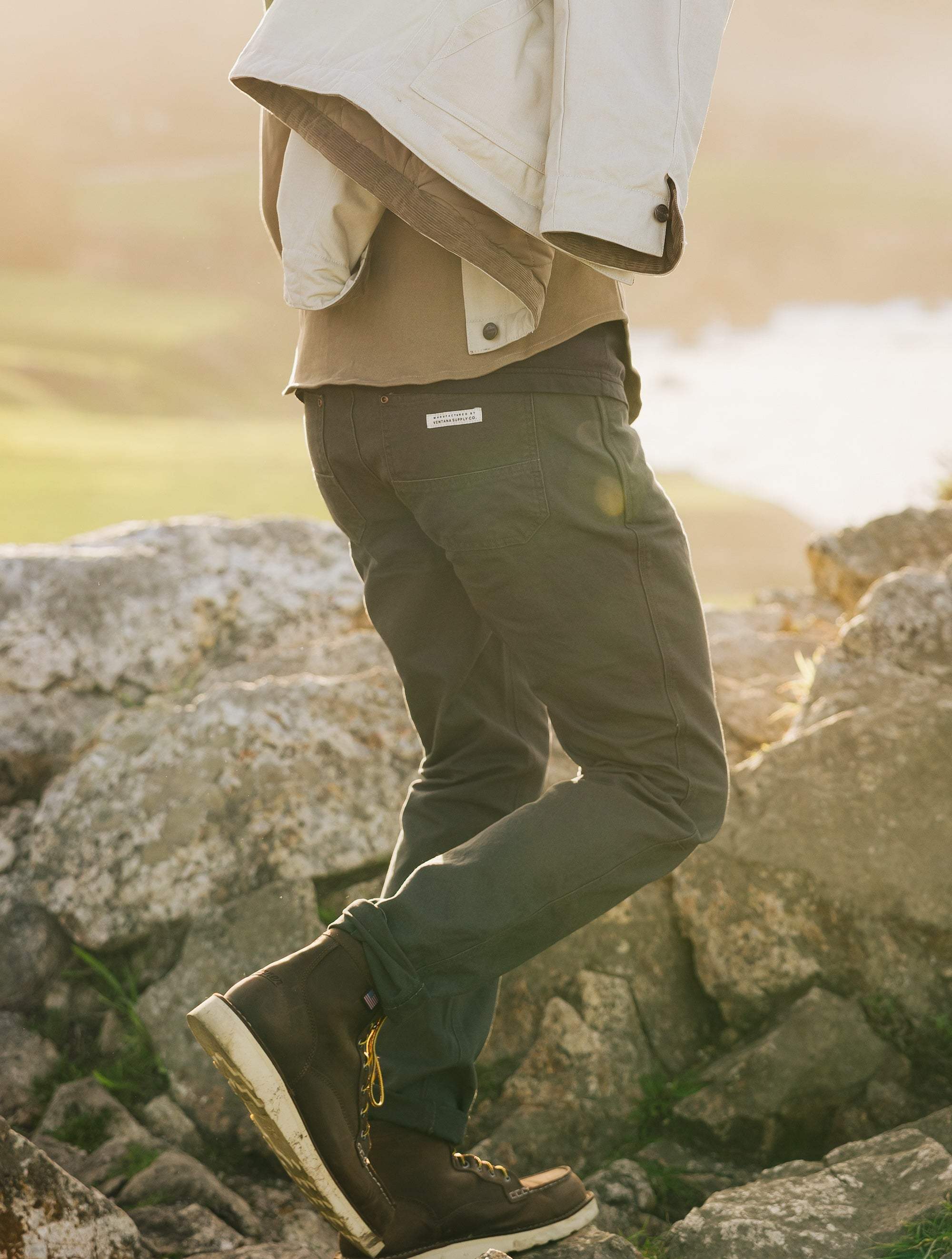Tradesman Pant in Salt-Washed Coal