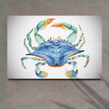 Crab Watercolor Canvas Wall Art IV - Tailored Canvases - Flyclothing LLC
