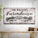 Custom Farmhouse Sign - Tailored Canvases - Flyclothing LLC