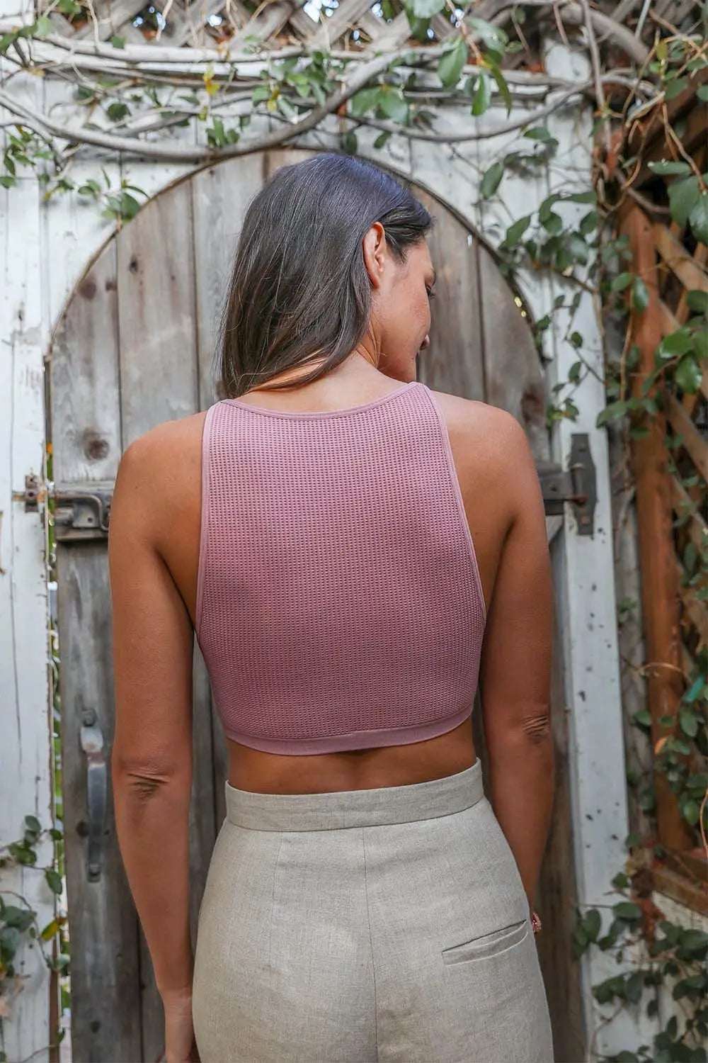 Waffle Crop Top - Boho Clothing and Accessories - Flyclothing LLC