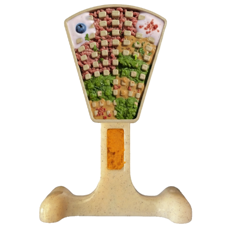 Waffle Tower Nylon Chew & Enrichment Toy | 2-in-1 for Aggressive Chewers | SodaPup - SodaPup/True Dogs, LLC - Flyclothing LLC