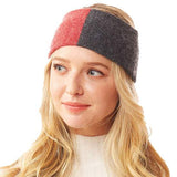 Warm Two Tone Earmuff Headband Ear Warmer - Madeline Love - Flyclothing LLC