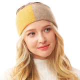 Warm Two Tone Earmuff Headband Ear Warmer - Madeline Love - Flyclothing LLC