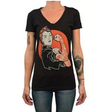 Black Market Art Company We Can Do It Women's V-Neck T-Shirt