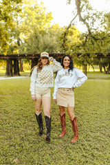 Western Checkers Raw Crop Graphic - Wild Junkie - Flyclothing LLC