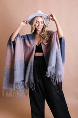 Western Style Colorblend Tassel Serape - Boho Clothing and Accessories - Flyclothing LLC