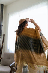 Western Style Colorblend Tassel Serape - Boho Clothing and Accessories - Flyclothing LLC
