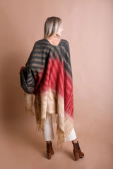 Western Style Colorblend Tassel Serape - Boho Clothing and Accessories - Flyclothing LLC