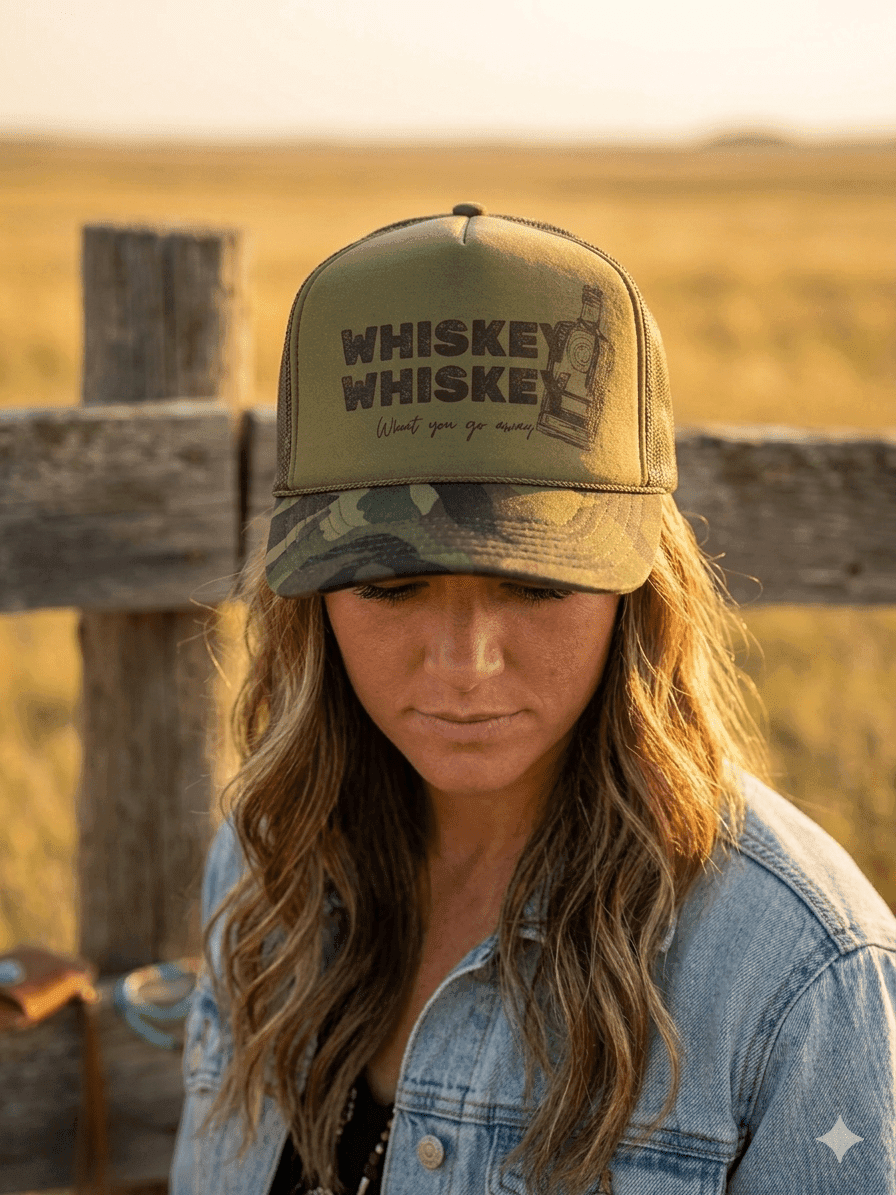 Whiskey Whiskey Trucker Hat - Wild Junkie - Flyclothing LLC