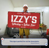 Whiskey And Wine Bar Sign III - Tailored Canvases - Flyclothing LLC