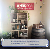 Whiskey And Wine Bar Sign III - Tailored Canvases - Flyclothing LLC