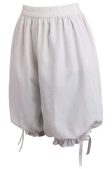 Daisy Corsets White Crepe Long Bloomers - Daisy Corsets