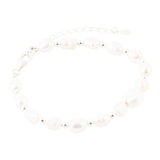 White Pearl Beaded Sterling Silver Bracelet - Barse Jewelry
