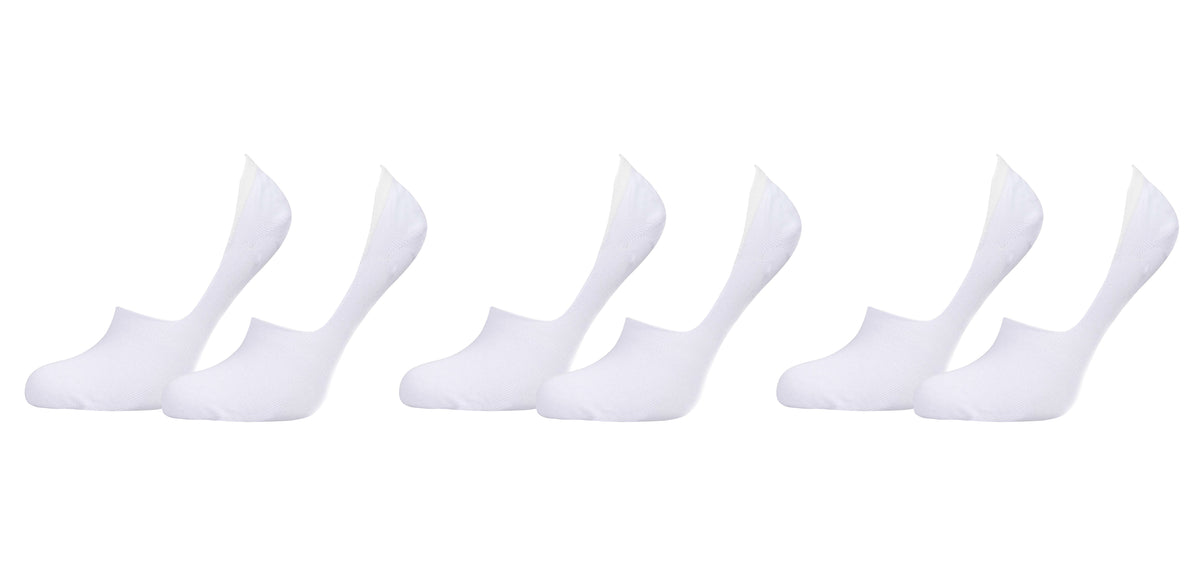 TITTIMITTI® Men’s 98% Organic Cotton No-Show Socks — 3-Pack, Silicone Heel Grip