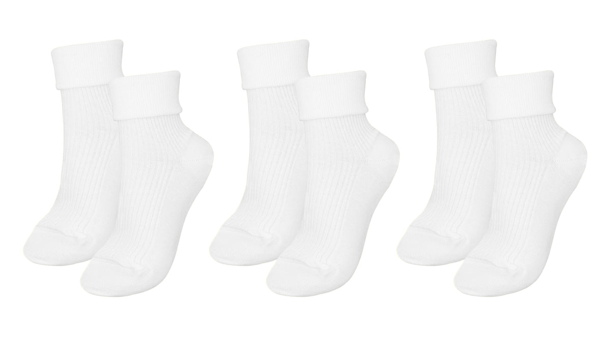 tittimitti® Women’s 100% Organic Combed Cotton Socks 3-Pack – Made in Italy - tittimitti - Flyclothing LLC