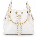 Bayshore Bucket Bag Medium - White Denim - BEACH HAUS - Flyclothing LLC