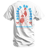 Hooked On Quack Duck Hunting Club Men's T-Shirt - DIRTY COWBOY USA - Flyclothing LLC