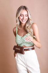 Wide Clutch Chain Belt Bag - Boho Clothing and Accessories - Flyclothing LLC
