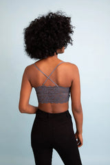 Wide Lace Bandeau w/ Detachable Straps - Boho Clothing and Accessories - Flyclothing LLC
