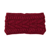 Wide Solid Cable Knit Earmuff Headband Ear Warmer - Madeline Love - Flyclothing LLC