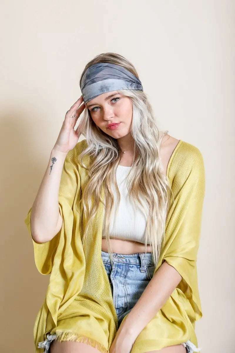 Wide Tie-Dye Headband - Boho Clothing and Accessories - Flyclothing LLC