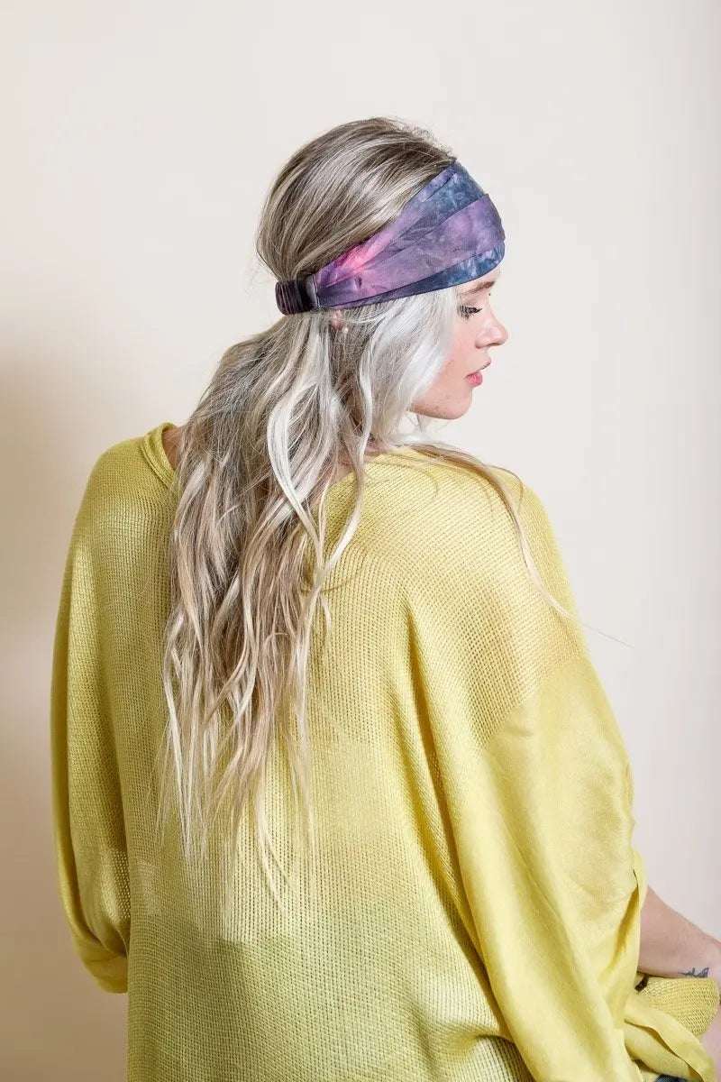 Wide Tie-Dye Headband - Boho Clothing and Accessories - Flyclothing LLC