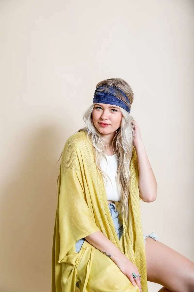 Wide Tie-Dye Headband - Boho Clothing and Accessories - Flyclothing LLC