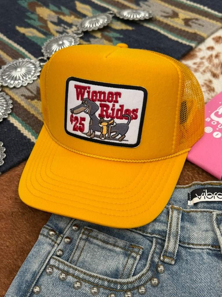 Wiener Rides Patch Trucker Hat - Wild Junkie - Flyclothing LLC