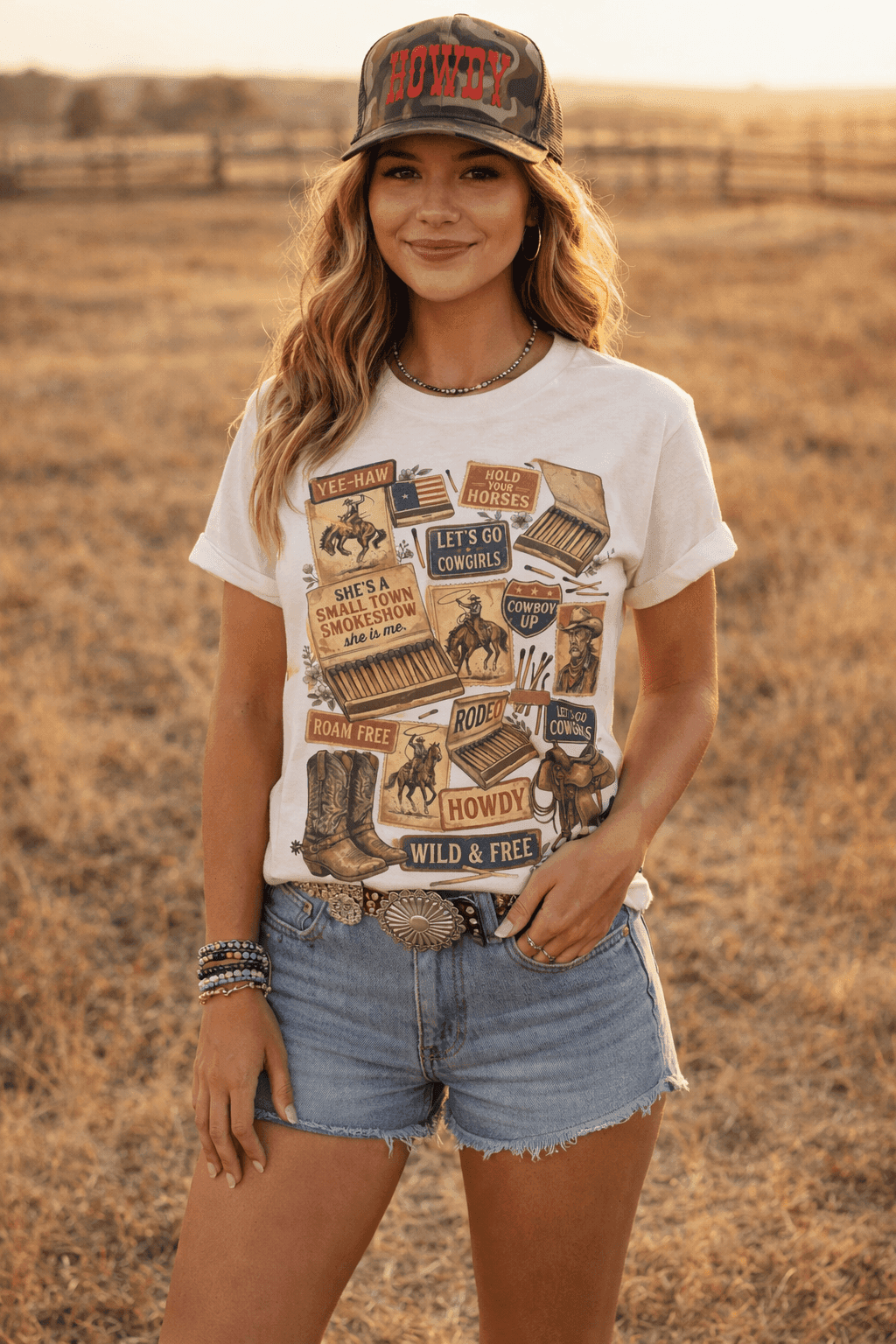 Wild and Free Rodeo Graphic Tee